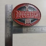 Roughneck Oil Derrick vintage belt buckle – with ruler for size