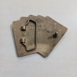 Royal Flush Cards vintage belt buckle – back view