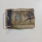 Safety Committee Mining vintage belt buckle – back view
