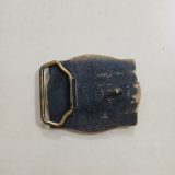 Sailboat vintage belt buckle – back view