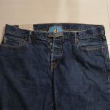Sailboat vintage belt buckle – worn on belt with jeans