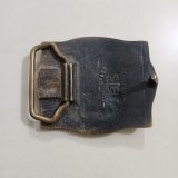 Sailboat vintage belt buckle – back view