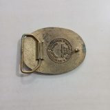 Sailing Ship vintage belt buckle – back view