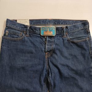 Salt Lake City County Building 1987-1989 vintage belt buckle – worn on belt with jeans