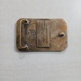 Salt Lake City County Building 1987-1989 vintage belt buckle – back view