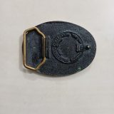 San Antonio Riverwalk vintage belt buckle – back view