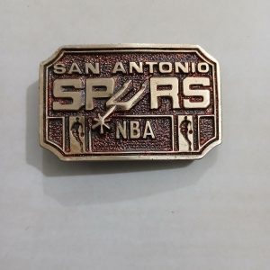 San Antonio Spurs NBA vintage belt buckle – front view