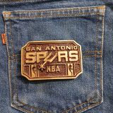 San Antonio Spurs NBA vintage belt buckle – on jeans back pocket