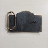 Schlumberger Truck vintage belt buckle – back view