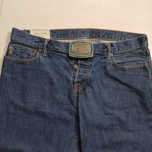 Schlumberger Truck vintage belt buckle – worn on belt with jeans