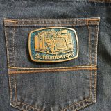 Schlumberger Truck vintage belt buckle – on jeans back pocket