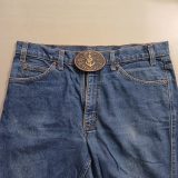 Seabulk Offshore vintage belt buckle – worn on belt with jeans