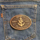Seabulk Offshore vintage belt buckle – on jeans back pocket