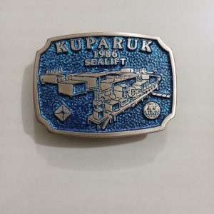 Sealift vintage belt buckle – front view