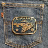 Sealift vintage belt buckle – on jeans back pocket