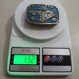 Sealift vintage belt buckle – on scale showing weight