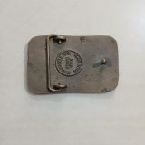 Silver Axe vintage belt buckle – back view