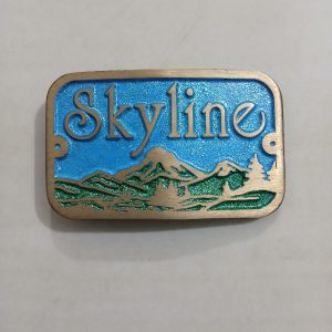 Skyline vintage belt buckle – front view