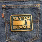 Skytop Brewster vintage belt buckle – on jeans back pocket
