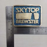 Skytop Brewster vintage belt buckle – with ruler for size