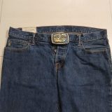 Sleeper Mine AMAX Winnemucca Nevada vintage belt buckle – worn on belt with jeans