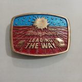 Snap-on Leading The Way vintage belt buckle – front view