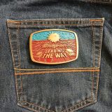 Snap-on Leading The Way vintage belt buckle – on jeans back pocket