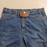 Snap-on Leading The Way vintage belt buckle – worn on belt with jeans