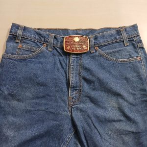 Snap-on Leading The Way vintage belt buckle – worn on belt with jeans