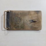 Society of Professional Well Log Analysts vintage belt buckle – back view