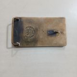 Society of Professional Well Log Analysts vintage belt buckle – back view