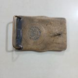 Solus Ocean Systems vintage belt buckle – back view