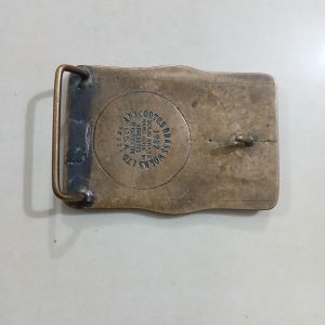 Solus Ocean Systems vintage belt buckle – back view