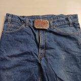 Spokane vintage belt buckle – worn on belt with jeans