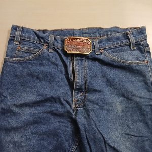 Spokane vintage belt buckle – worn on belt with jeans