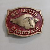 St Louis Cardinals vintage belt buckle – front view
