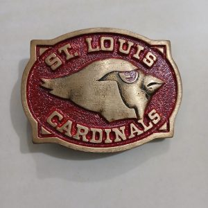 St Louis Cardinals vintage belt buckle – front view