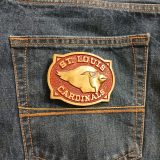 St Louis Cardinals vintage belt buckle – on jeans back pocket