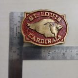 St Louis Cardinals vintage belt buckle – with ruler for size