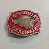 St Louis Cardinals vintage belt buckle – front view
