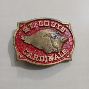 St Louis Cardinals vintage belt buckle – front view