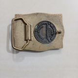 Steam Train vintage belt buckle – back view