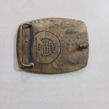 Sunflower Electric Power vintage belt buckle – back view