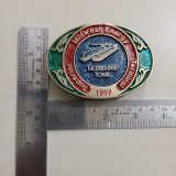 Superior Midwest Energy Terminal 1997 vintage belt buckle – with ruler for size