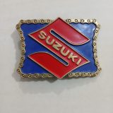 Suzuki vintage belt buckle – front view