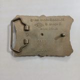 Suzuki vintage belt buckle – back view