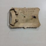 Suzuki vintage belt buckle – back view