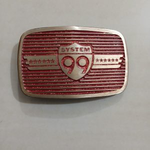 System 99 vintage belt buckle – front view