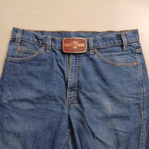 System 99 vintage belt buckle – worn on belt with jeans