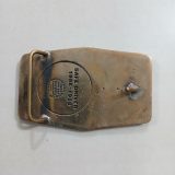 Texaco Drive Safe vintage belt buckle – back view